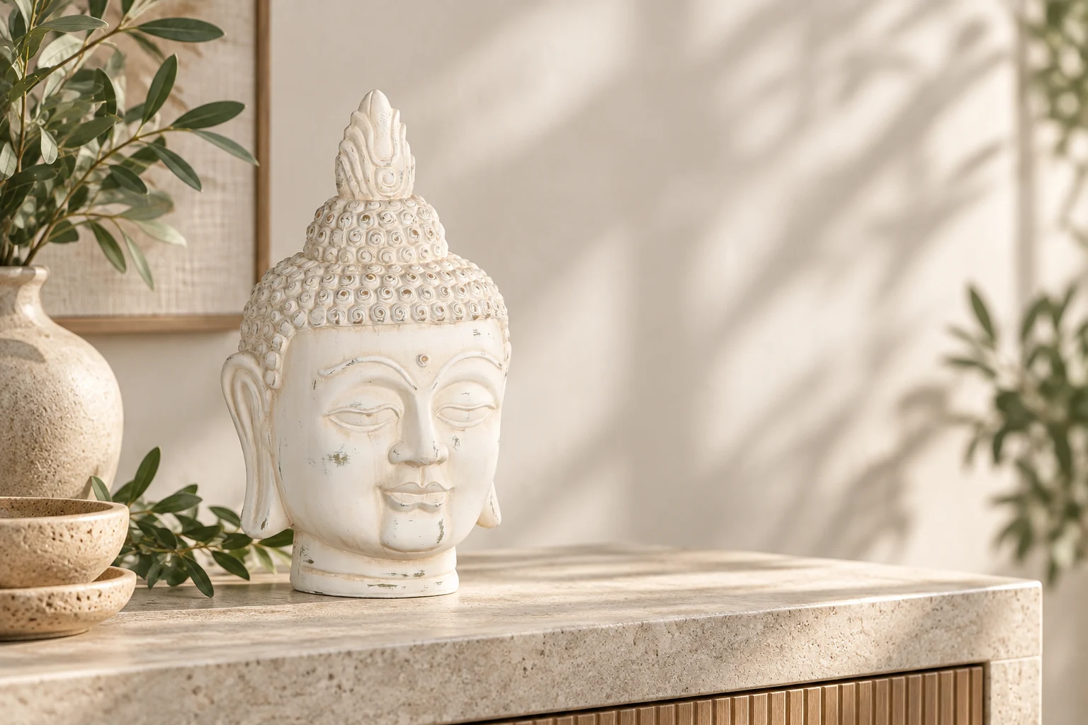 Buddha Terracotta decorative statue
